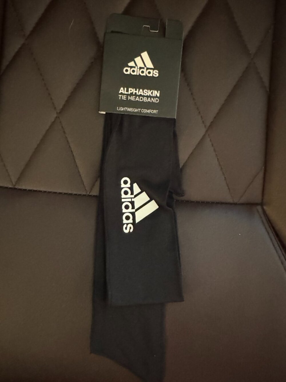 ADIDAS Alphaskin Unisex Tennis Headbands Sweatbands Head Tie White/Black